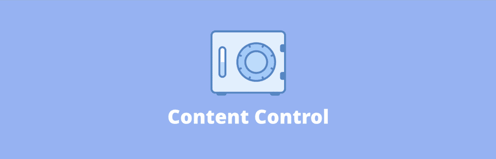 The Conten Control – User Access Restriction plugin.