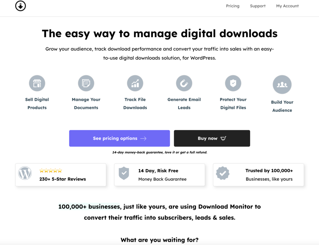 download monitor plugin- best wordpress download manager