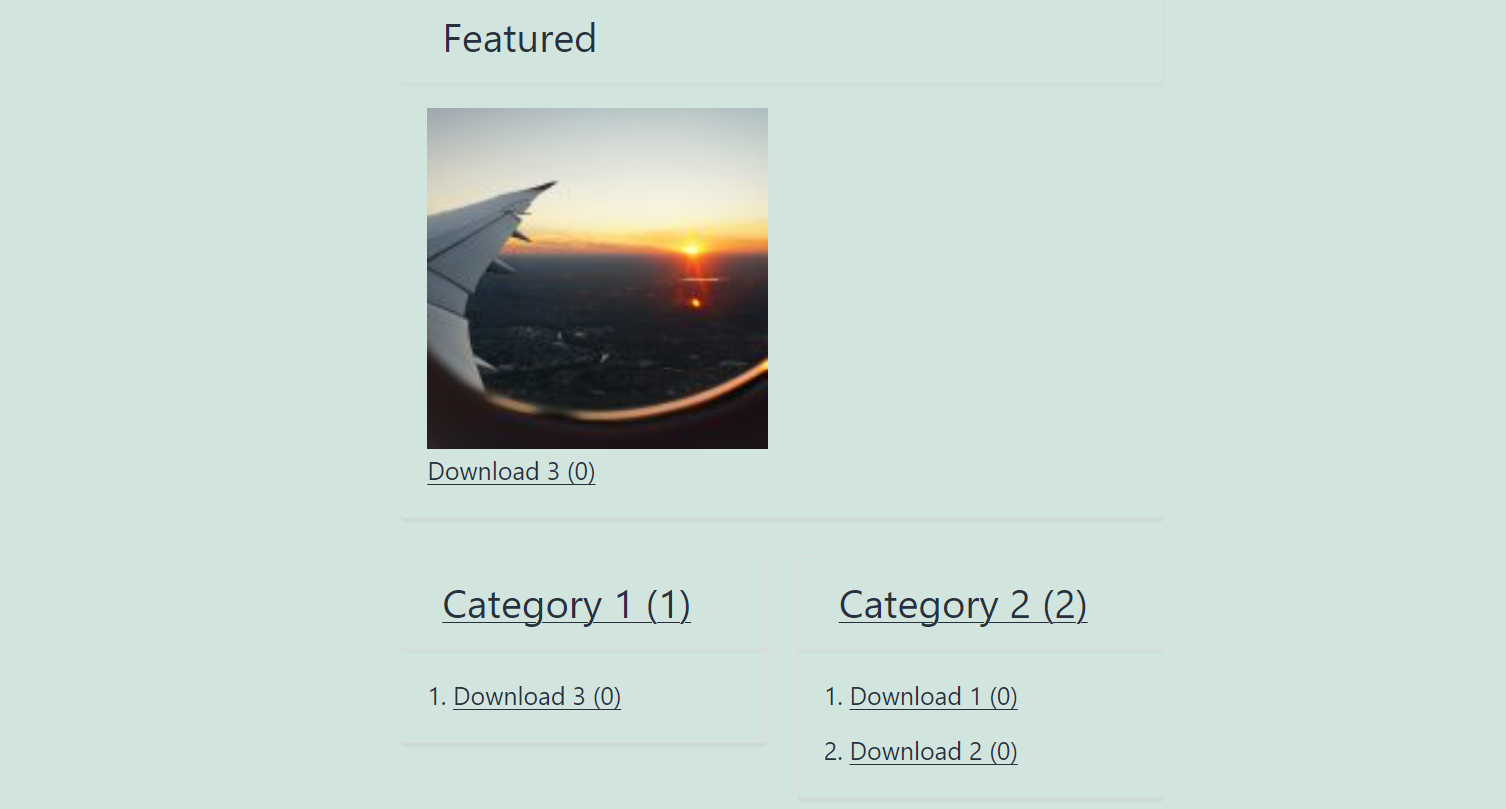 Featured download example