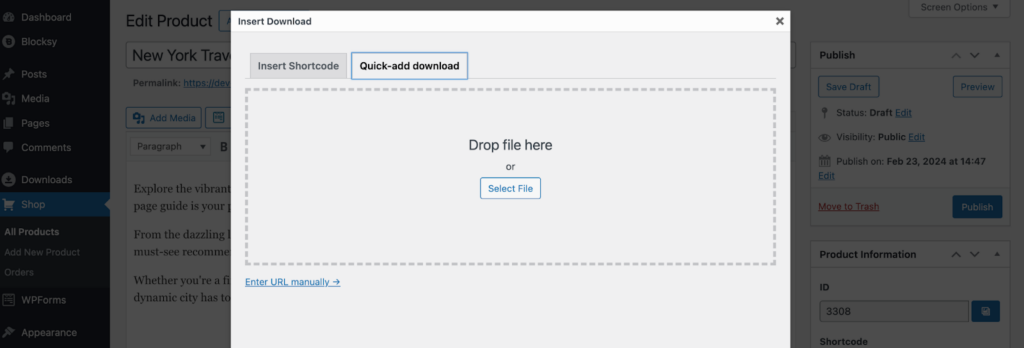 Upload and Display Your Downloadable Products using Download Monitor Plugin